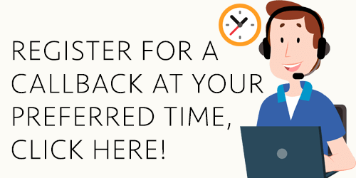 Register for a callback at your preffered time